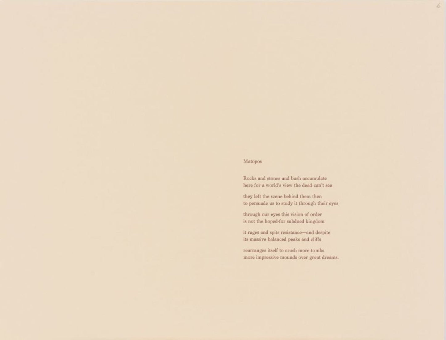 Ten Landscapes, Portfolio | Ed. 18/75