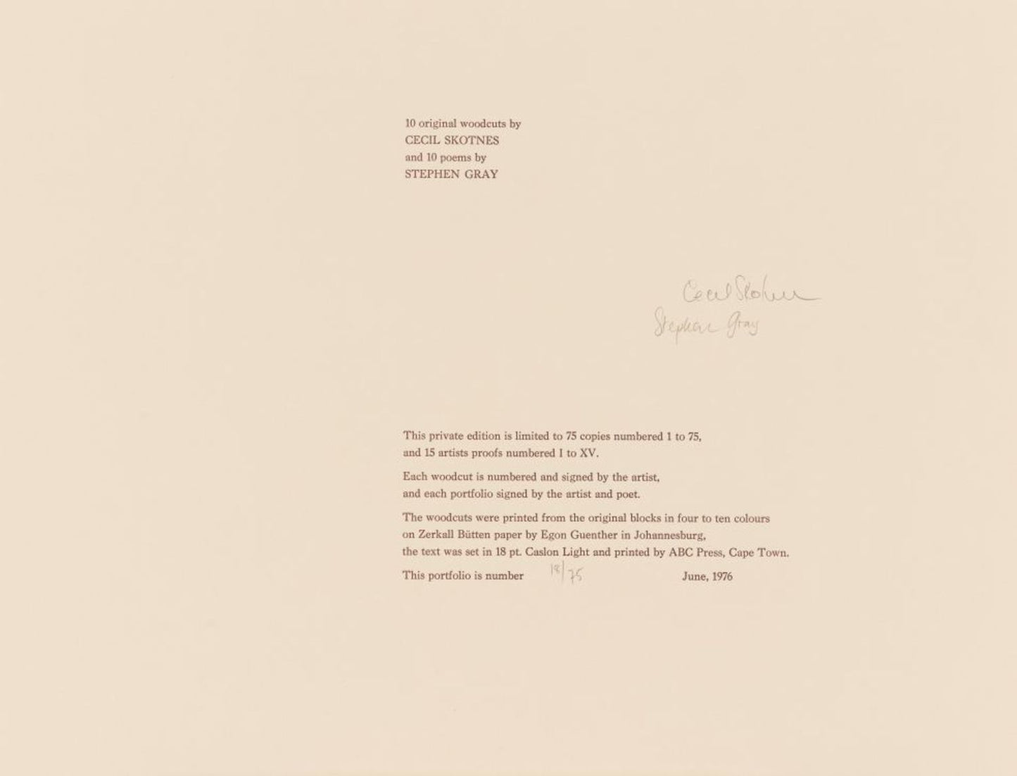 Ten Landscapes, Portfolio | Ed. 18/75