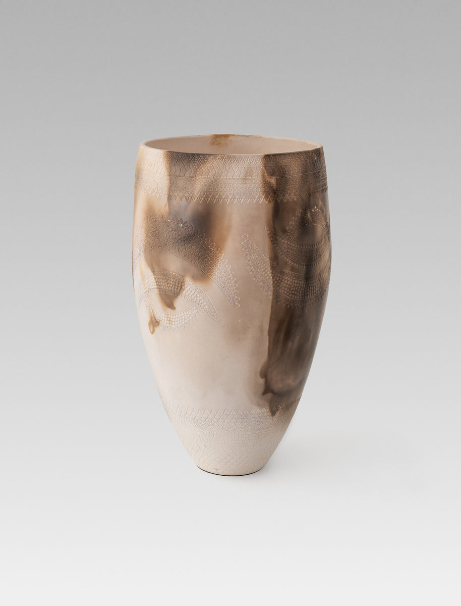 Khamelo' Traditional Milk Jar (Inspired by the crescent moon)