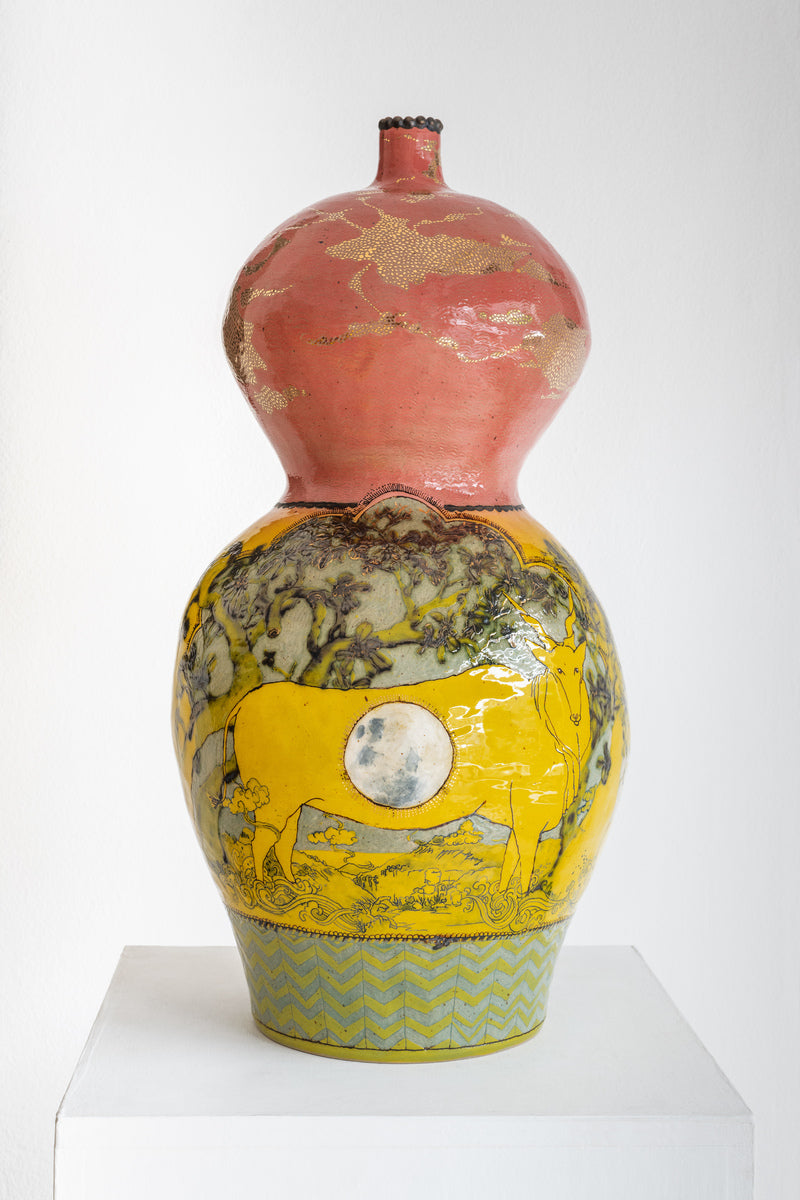 Eland Swallowed the Moon Which Shone Through Her Translucent Skin and Turned the Clouds Golden