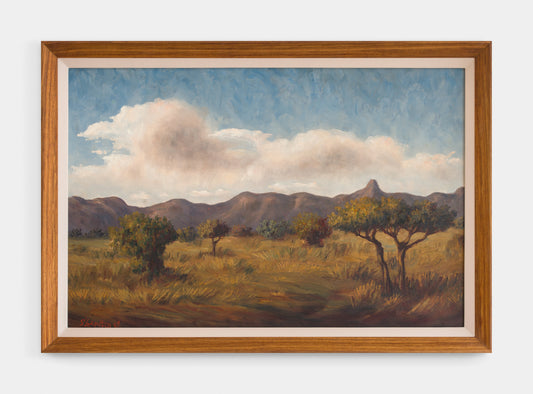 Landscape with Mountains