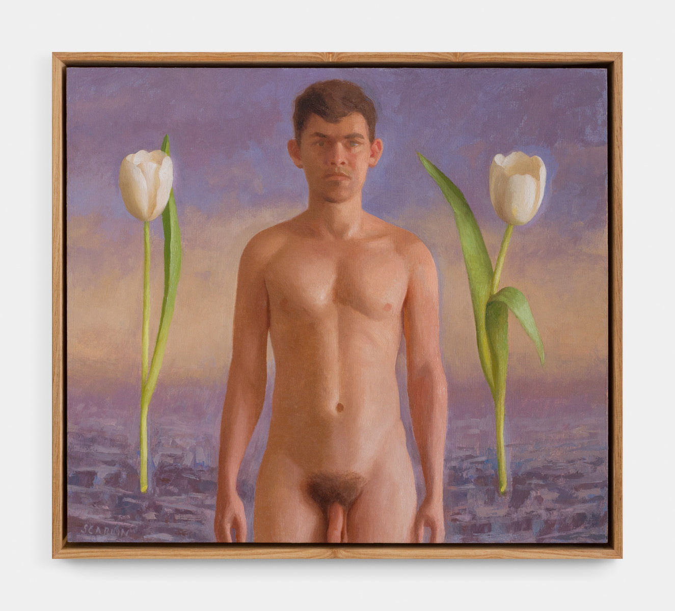 The Fool (Self Portrait with Tulips)