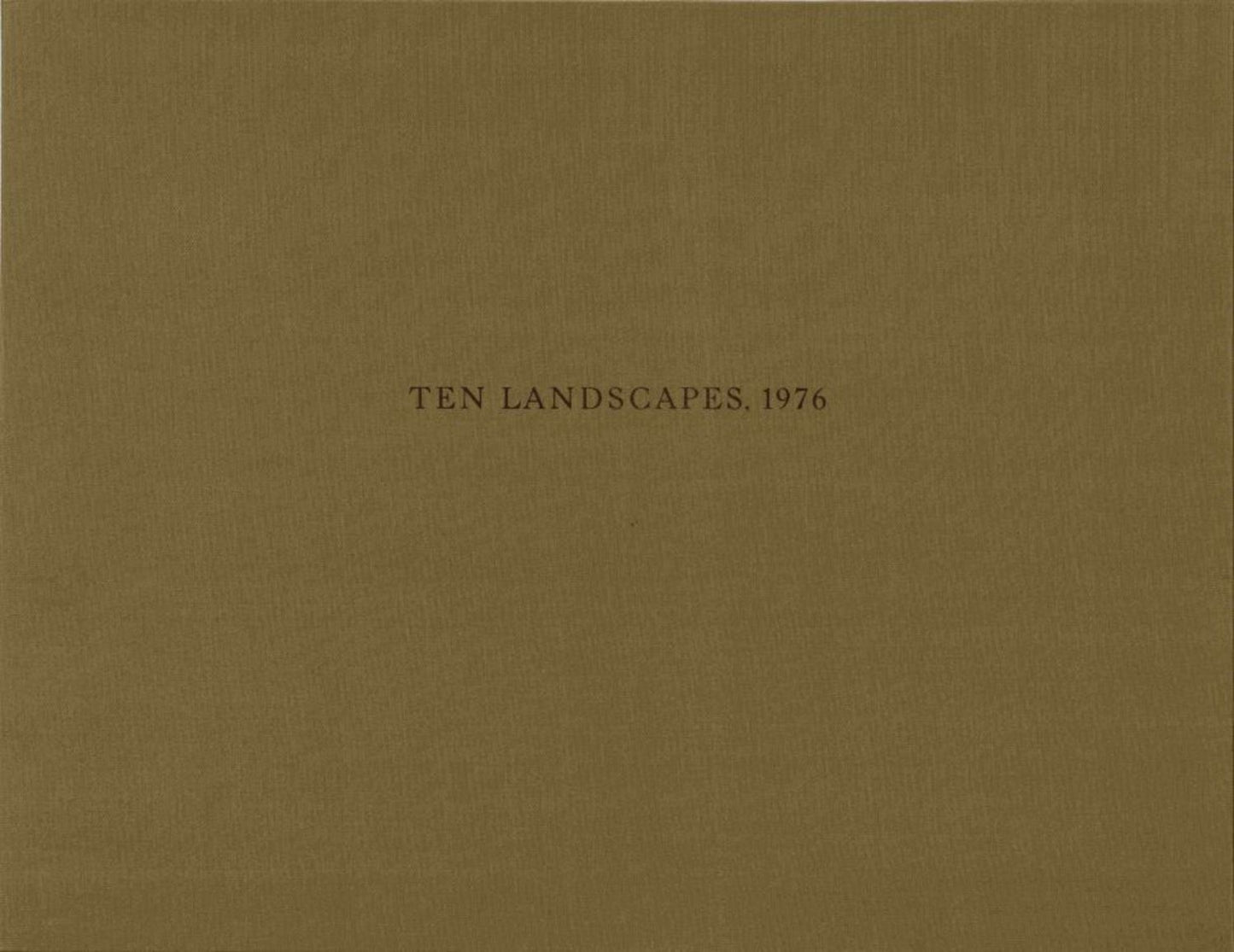 Ten Landscapes, Portfolio | Ed. 18/75