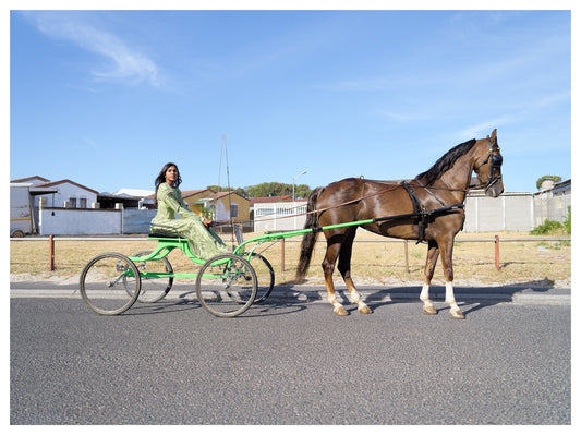 Maajidah Basardien’s Matric Ball with Saffire, owned by Zafron Stud. Mitchells Plain
