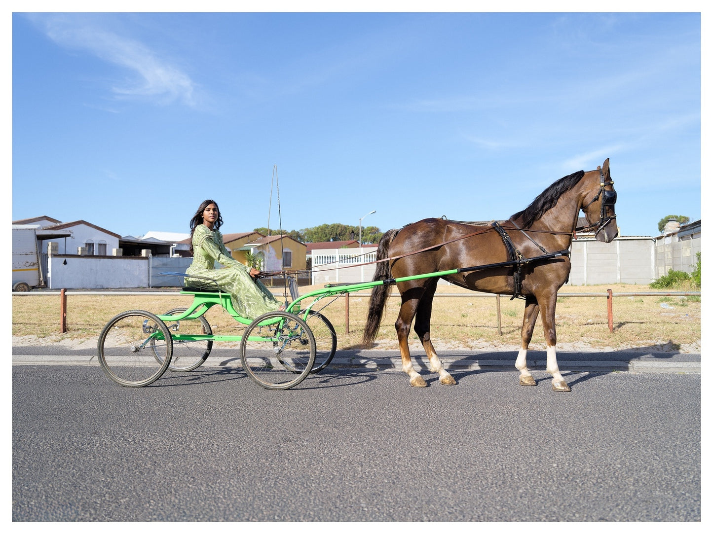 Maajidah Basardien’s Matric Ball with Saffire, owned by Zafron Stud. Mitchells Plain