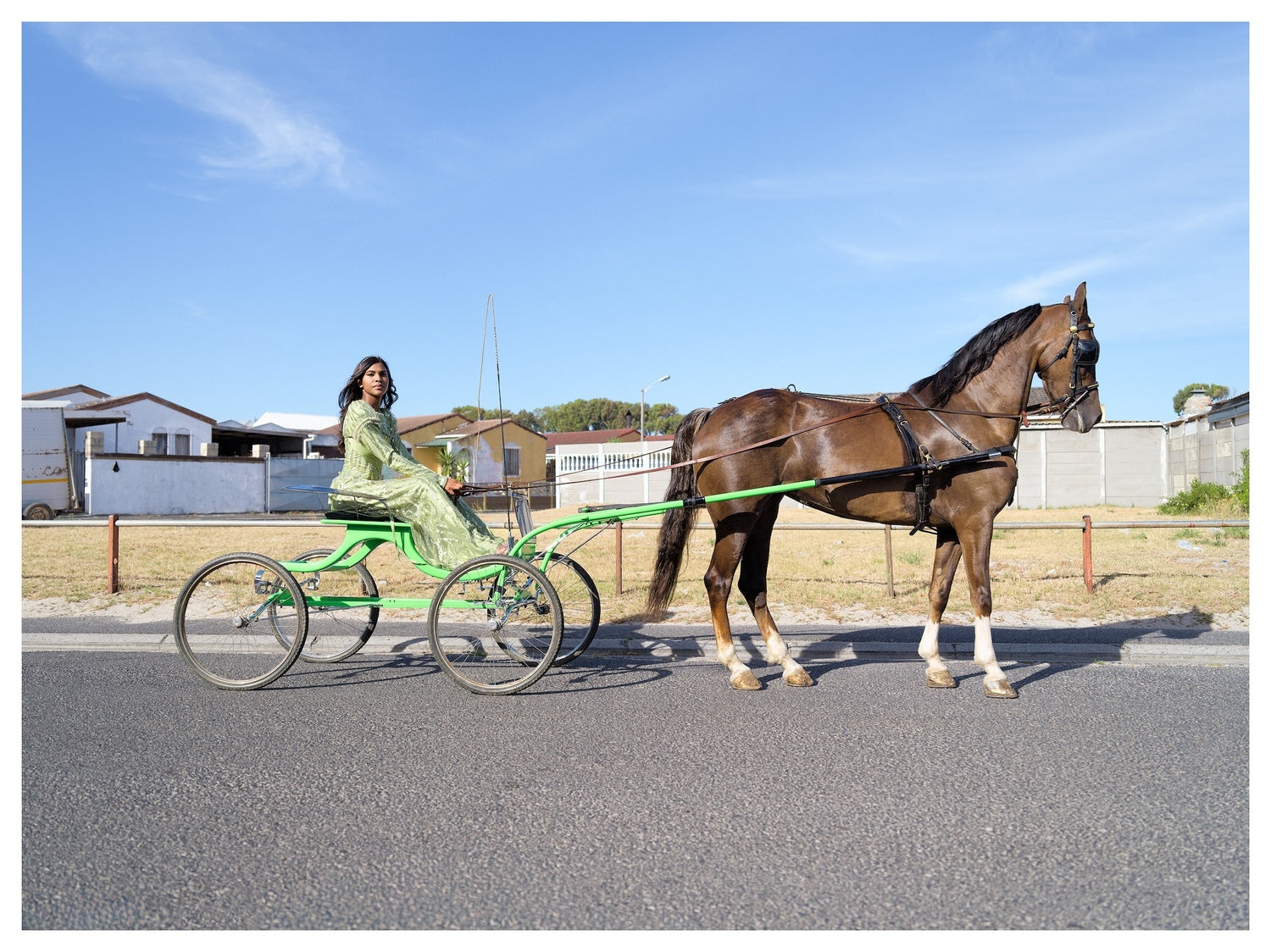 Maajidah Basardien’s Matric Ball with Saffire, owned by Zafron Stud. Mitchells Plain