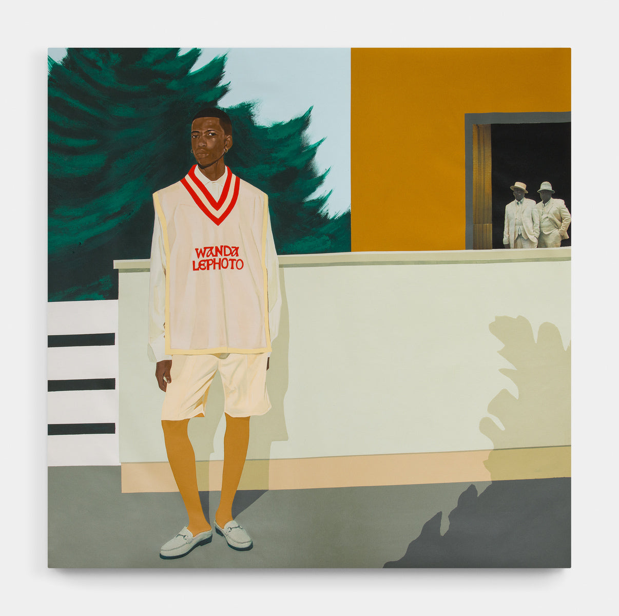 Molemo in Wanda Lephoto Lemon Pullover Bib