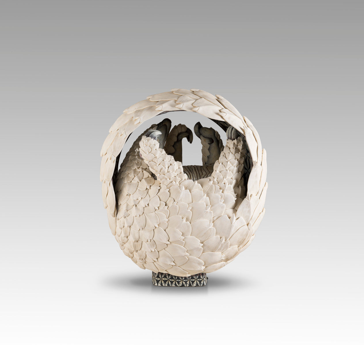 Curled Pangolin Sculpture (MTN319JUN23)