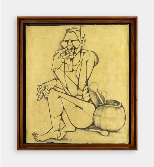 Seated Figure with Vessel