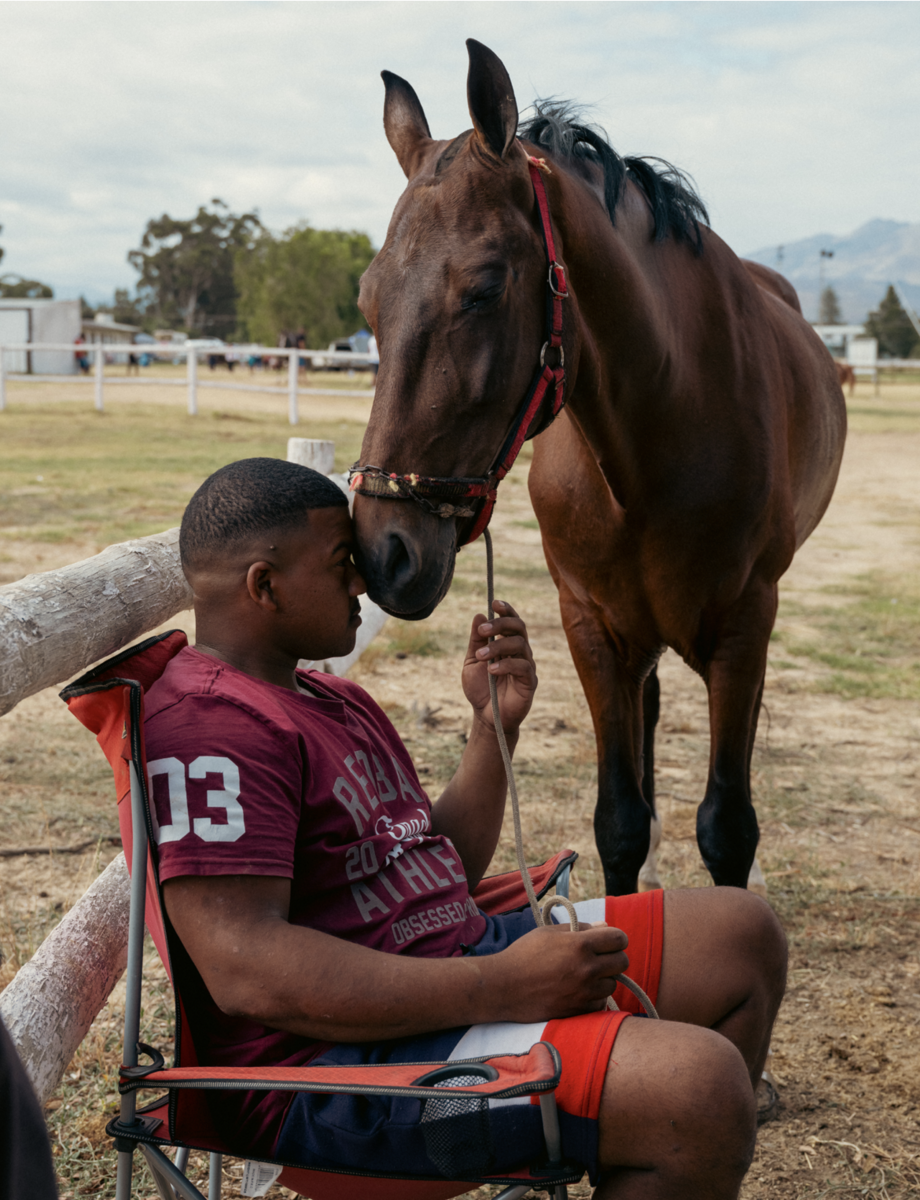 Rafeeq Anthony with Milano Showmaster. Tulbagh Show, Tulbagh.