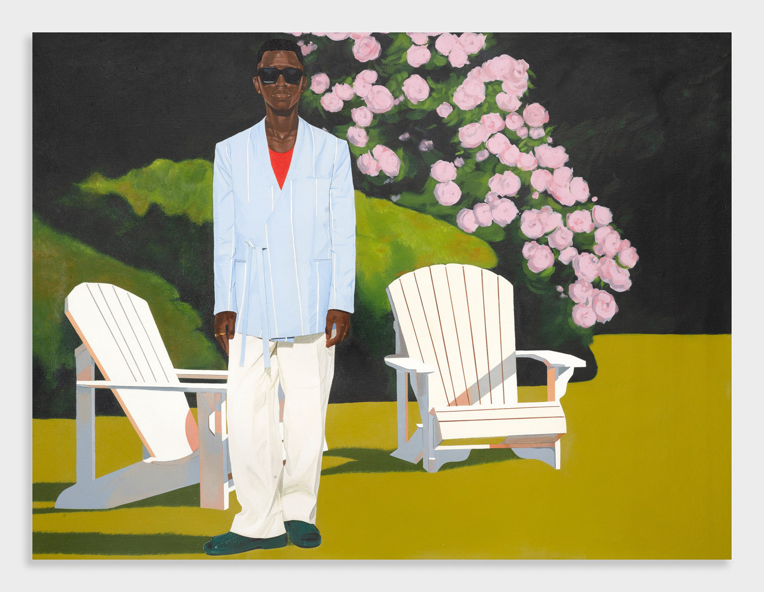 Taylor In Wanda Lephoto Kimono Double Breasted Blazer