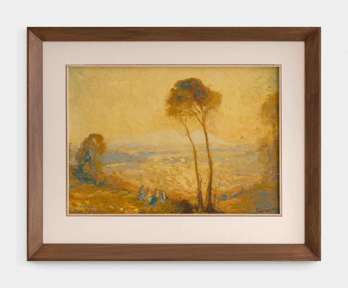 Landscape with Trees and Figures