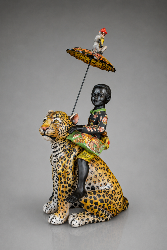 Boy and Leopard - NJM409MAR26R #871
