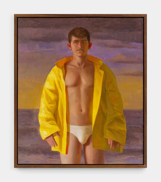 Self Portrait in Yellow Raincoat