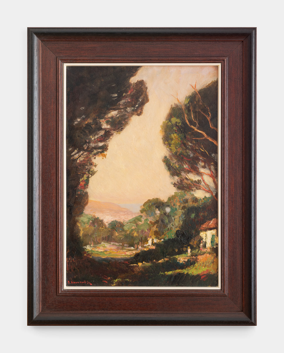 Cape Landscape with Trees and Figures