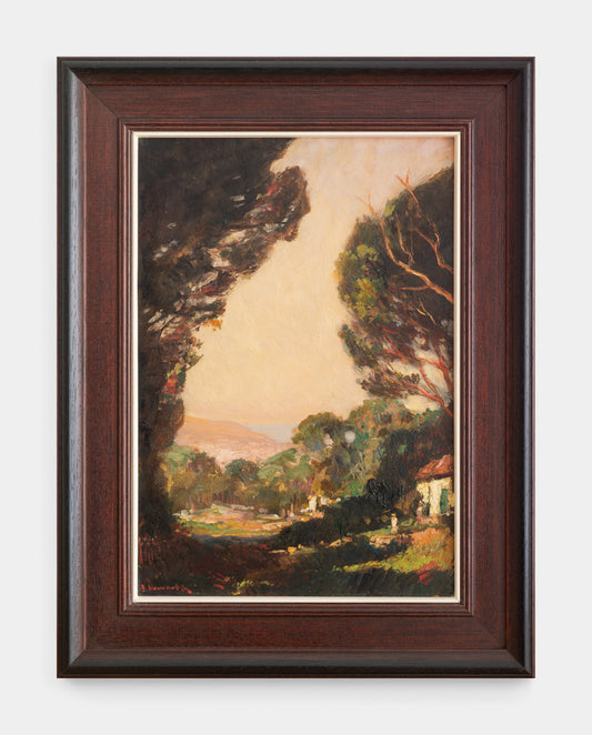 Cape Landscape with Trees and Figures