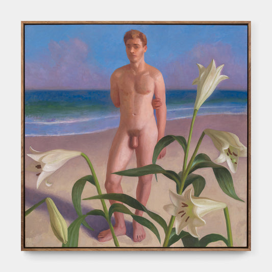 Harry at the Beach with Lilies
