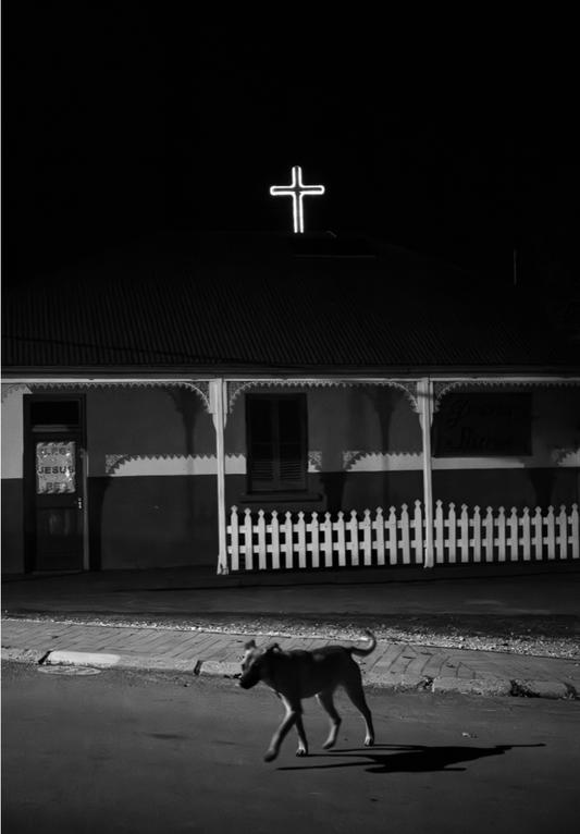 Cross and dog. Genadendal
