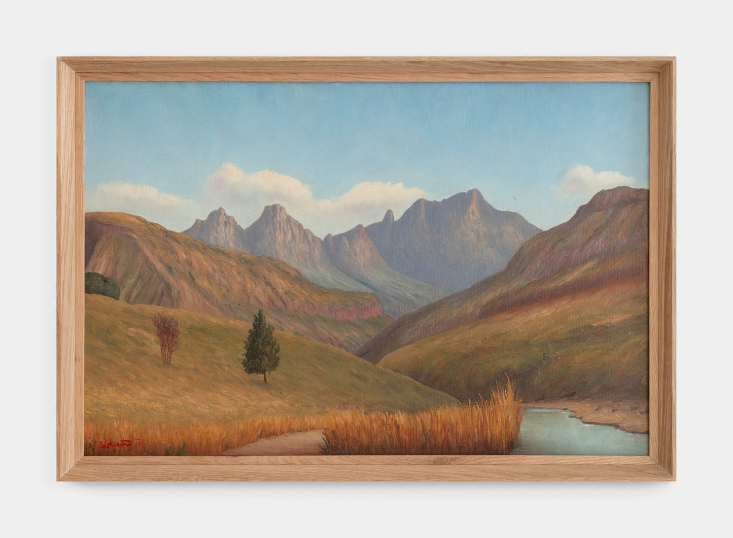 Landscape with Mountains & Stream