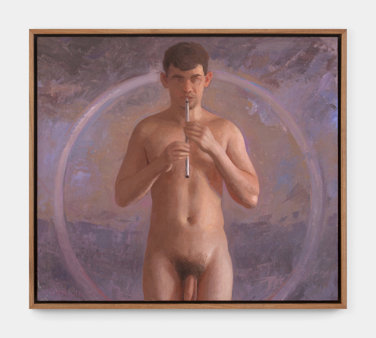 The Jester (Self Portrait with Penny Whistle)
