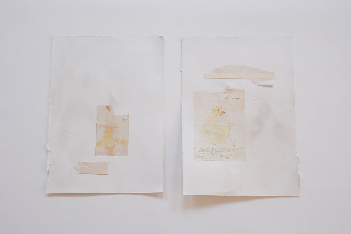 Artist Drawings at the age of 3.  (NFS)