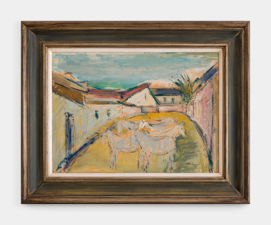 Street Scene with Donkeys